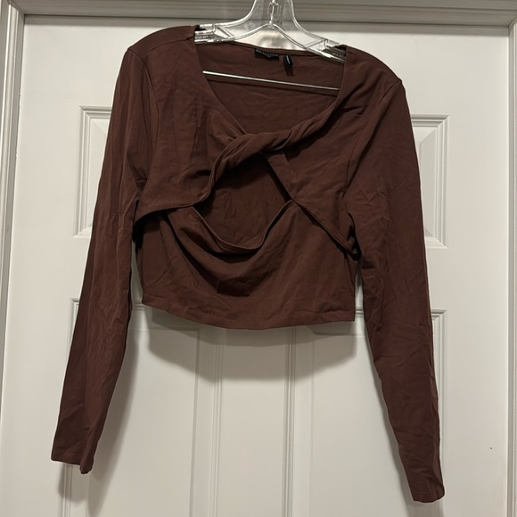 ASOS Twist Top Crop Top - Picture 1 of 2